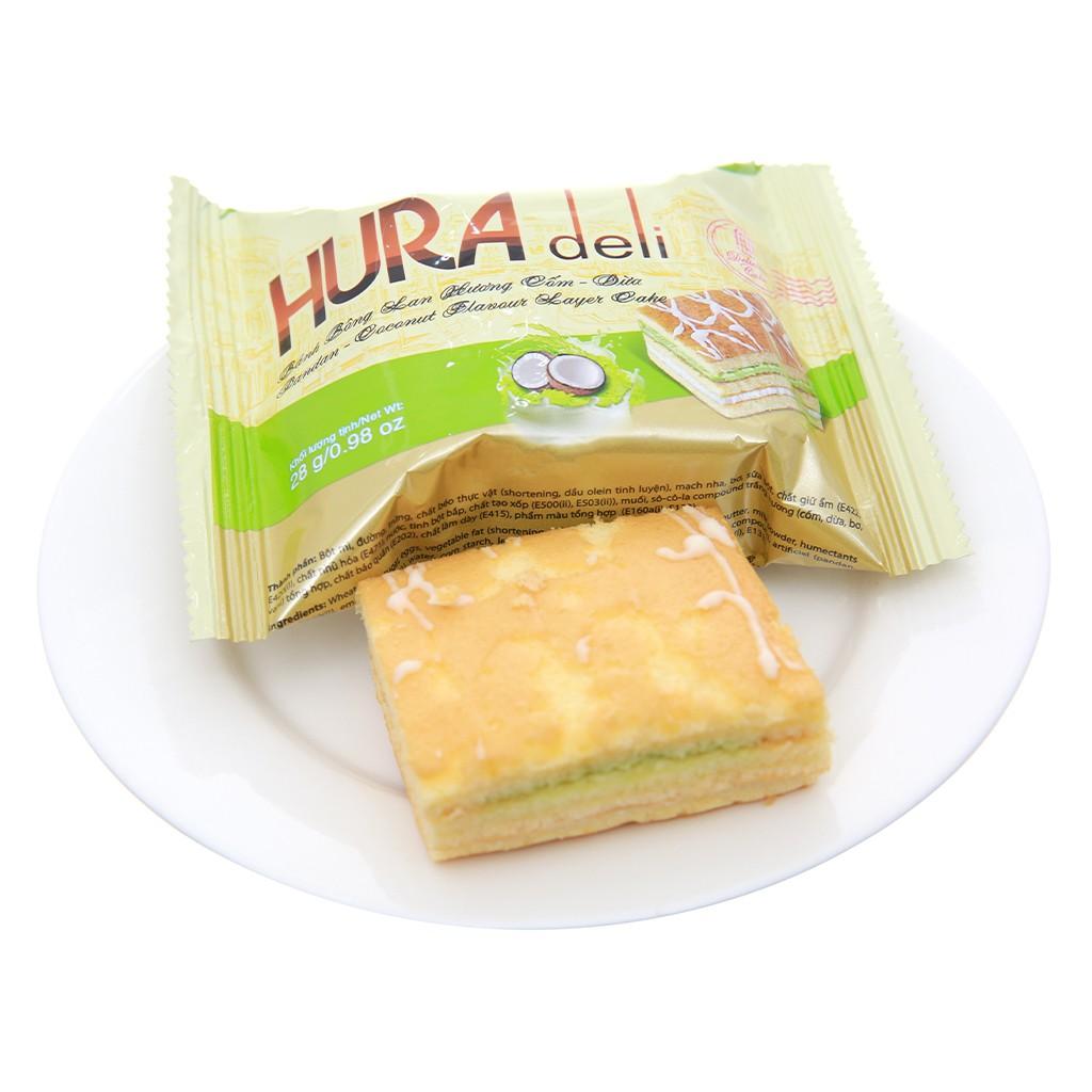 Bánh Bông Lan Hura Deli Chocolate - Dừa 336g