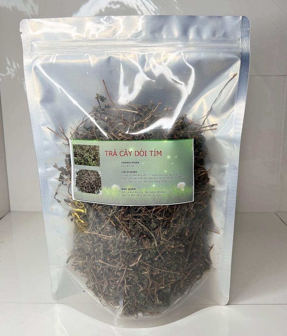 Cây dòi thân tím (Cây thuốc dòi - Cây bọ mắm - Cây dòi tím) - Sản phẩm khô làm trà - Gói 1kg