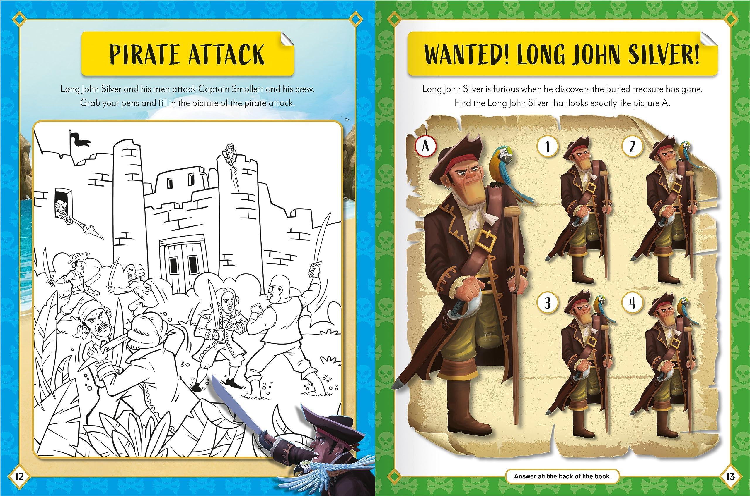 Sách ngoại văn: Sticker Activity Books - Treasure Island