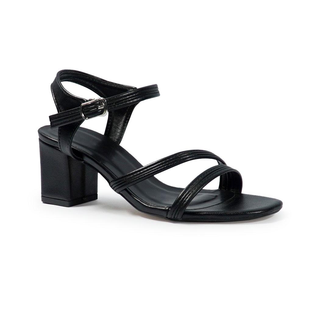 Sandal cao gót nữ quai 2 dây gót 5cm mã SDH5F89