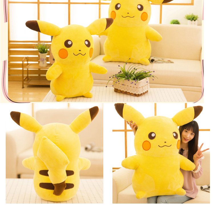 Gấu bông Pikachu siêu mềm siêu dễ thương cho bé (20cm---&gt;65cm) hàng xịn cao cấp, an toàn cho trẻ nhỏ