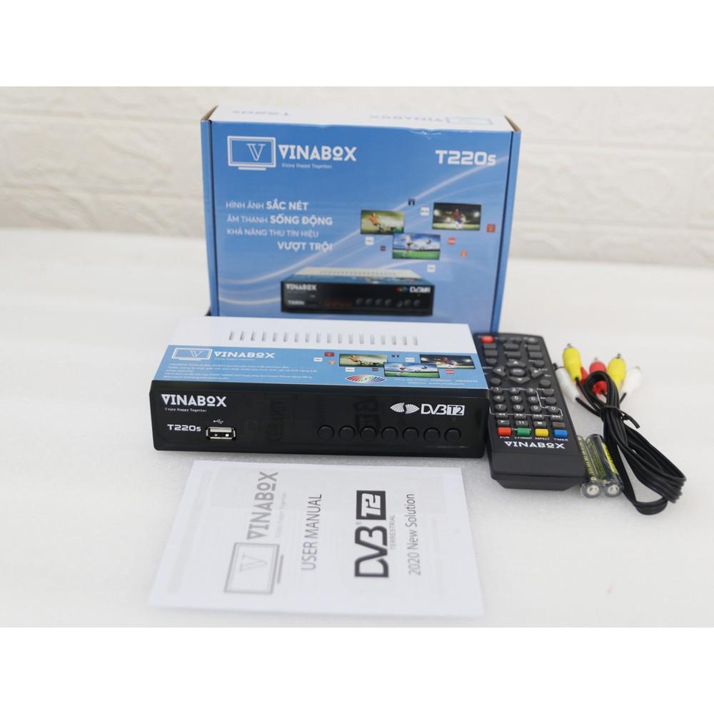 Đầu thu KTS DVB-T2 Vinabox T220S - hàng chính hãng