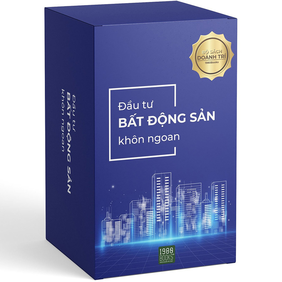 Hộp Sách (Gồm 3 Cuốn) Đầu Tư Bất Động Sản Khôn Ngoan: Bảy Cấp Độ Giao Tiếp Để Thành Công + Bảy Chiến Lược Bất Động Sản + The Sell: 14 Bí Quyết Để Trở Thành Nhà Bán Hàng Đại Tài