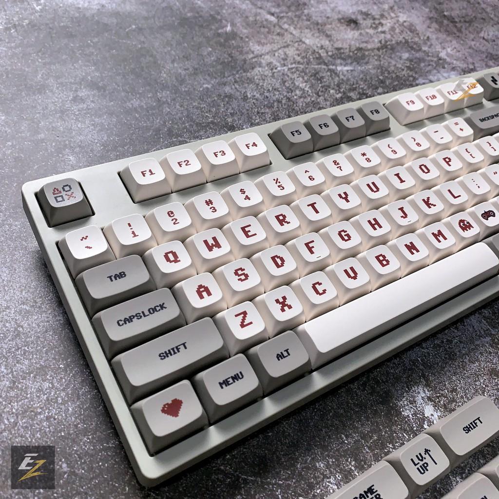 Keycap RETRO GAMEBOY Cho Bàn Phím Cơ XDA Profile Chất Liệu Thick PBT In Dyesub 146 Phím | Gearbros