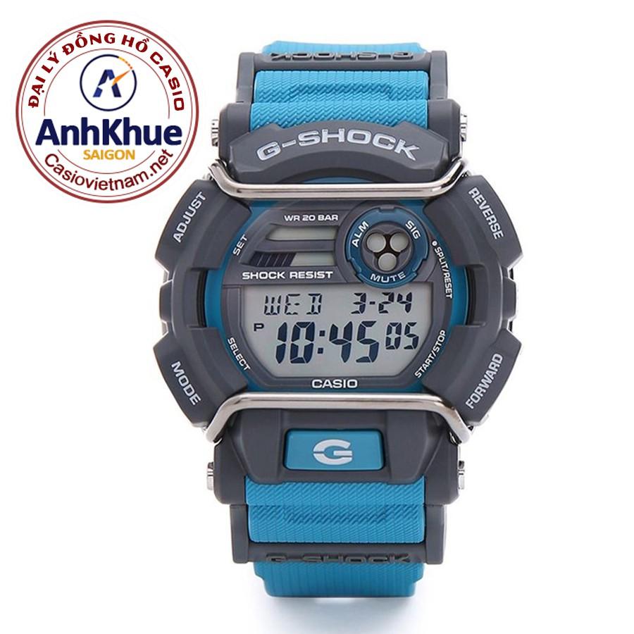 Đồng Hồ Nam Casio G Shock GD-400-2DR Dây Nhựa Màu Xanh - Giờ Thế Giới - Chống Nước 2