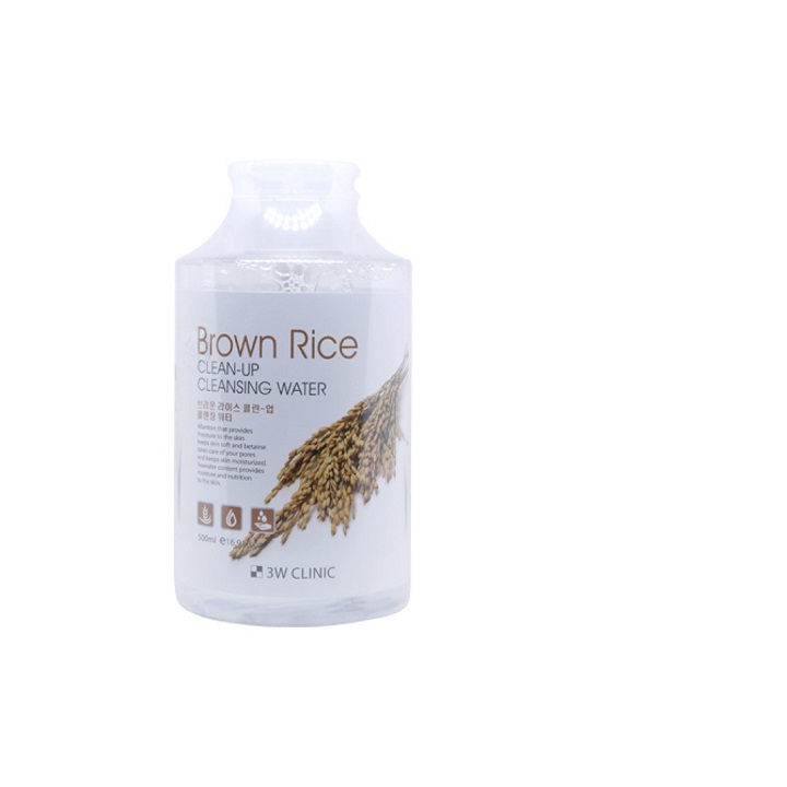 Nước tẩy trang tinh chất lúa mạch 3W CLINIC Hàn Quốc 500ml