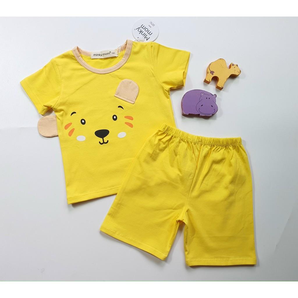 Bộ cộc tay cho bé bộ cộc tay HEO HỒNG cho bé trai bé gái chất thun lạnh cao cấp siêu mềm siêu mát