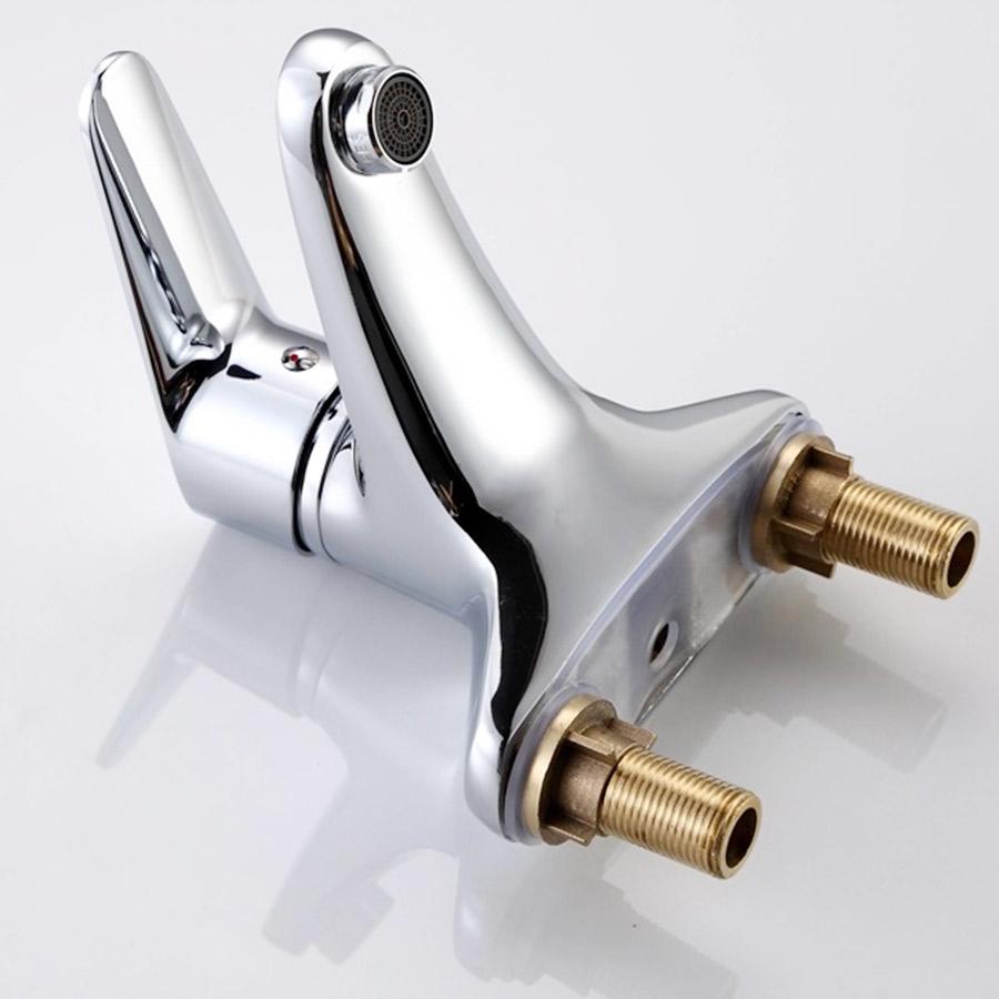 Vòi Lavabo 2 chân nóng lạnh Đồng mạ Chrome Eurolife EL-LOT03-1