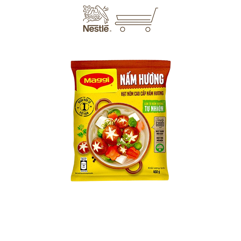 [Quà tặng tháng 11 - Mua 1 tặng 1 Chảo] COMBO CHAY MAGGI: 1 Chai nước tương đậu nành Đậm Đặc 700ml + 1 Chai dầu hào Nấm Hương 820g + 1 Bịch hạt nêm cao cấp Nấm Hương 450g