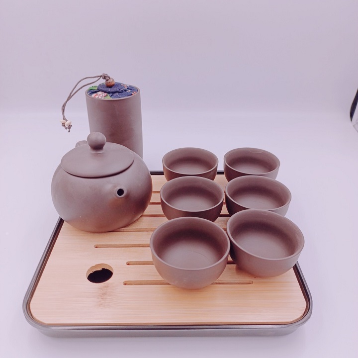 Bộ Bình Trà Tử Sa Có Túi Đựng Đi Du Lịch Tiện Lợi