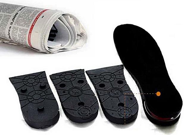 Lót giày tăng chiều cao không khí nguyên bàn 4 lớp cao 8 cm