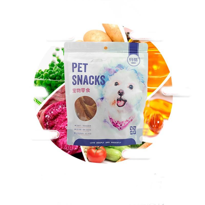 Thức ăn cho chó Bidy Pet Snack thịt ức gà khô tăng cường dinh dưỡng - 400g