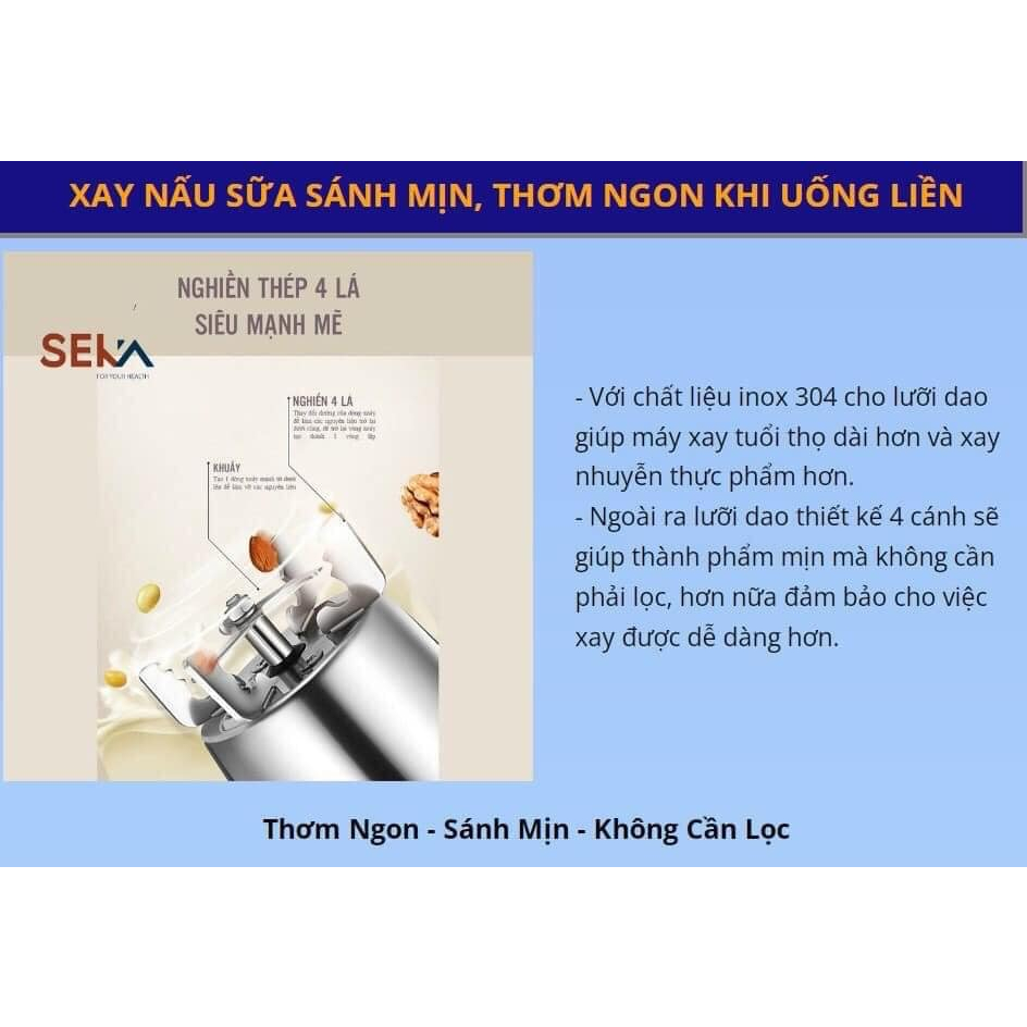 Máy Làm Sữa Hạt SEKA LN-D28 - Hàng Chính Hãng