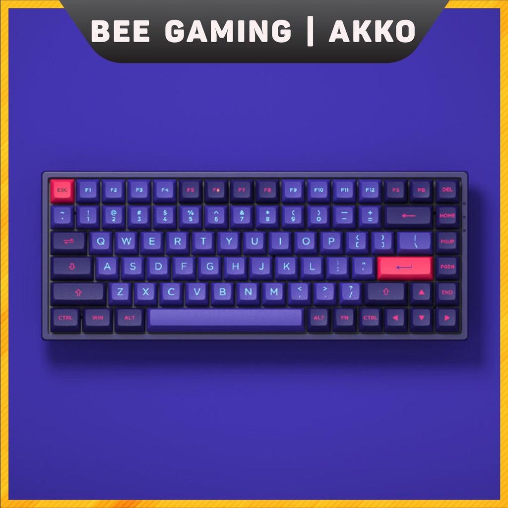 Bộ keycap chính hãng  AKKO - Neon (PBT DoubleShot / ASA profile / 158 nút)