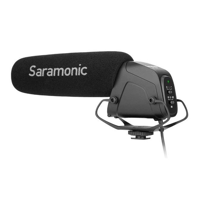 Micro thu âm gắn máy Saramonic SR-VM4 hàng chính hãng.
