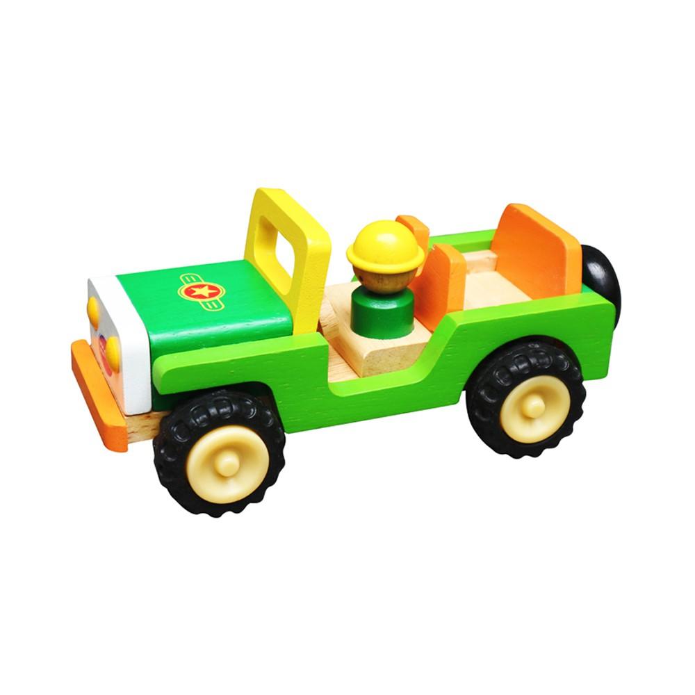 Đồ chơi gỗ Xe Jeep quân đội | Winwintoys 68302 | Phát triển trí tưởng tượng và sáng tạo | Đạt tiêu chuẩn CE và CR