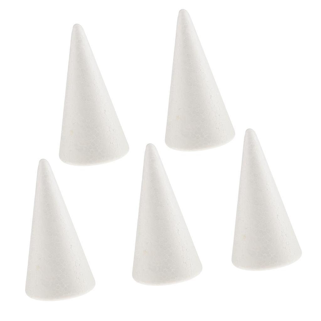 20Pcs 100mm Cone Shape Foam for Handmade Modelling Kids Crafts DIY