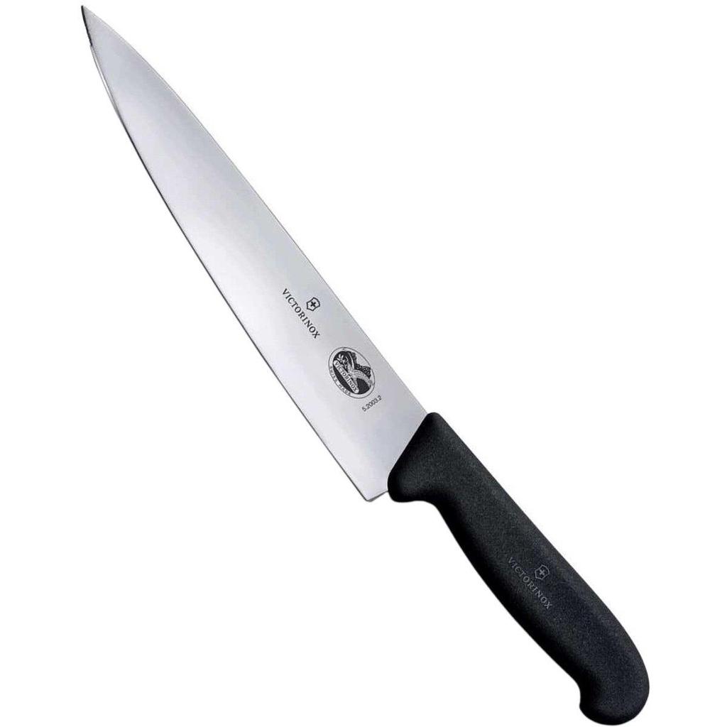 Dao cán màu đen 25cm bằng thép không gỉ 5.2003.25 - Phân phối hàng chính hãng Victorinox