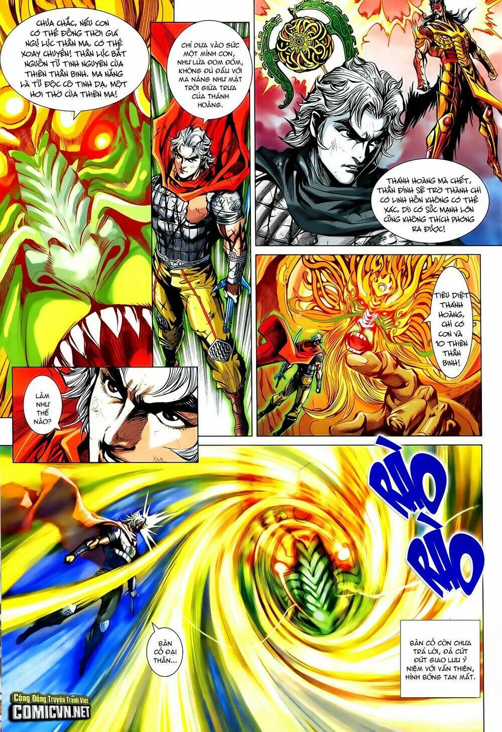 thần binh vấn thiên chapter 30 13