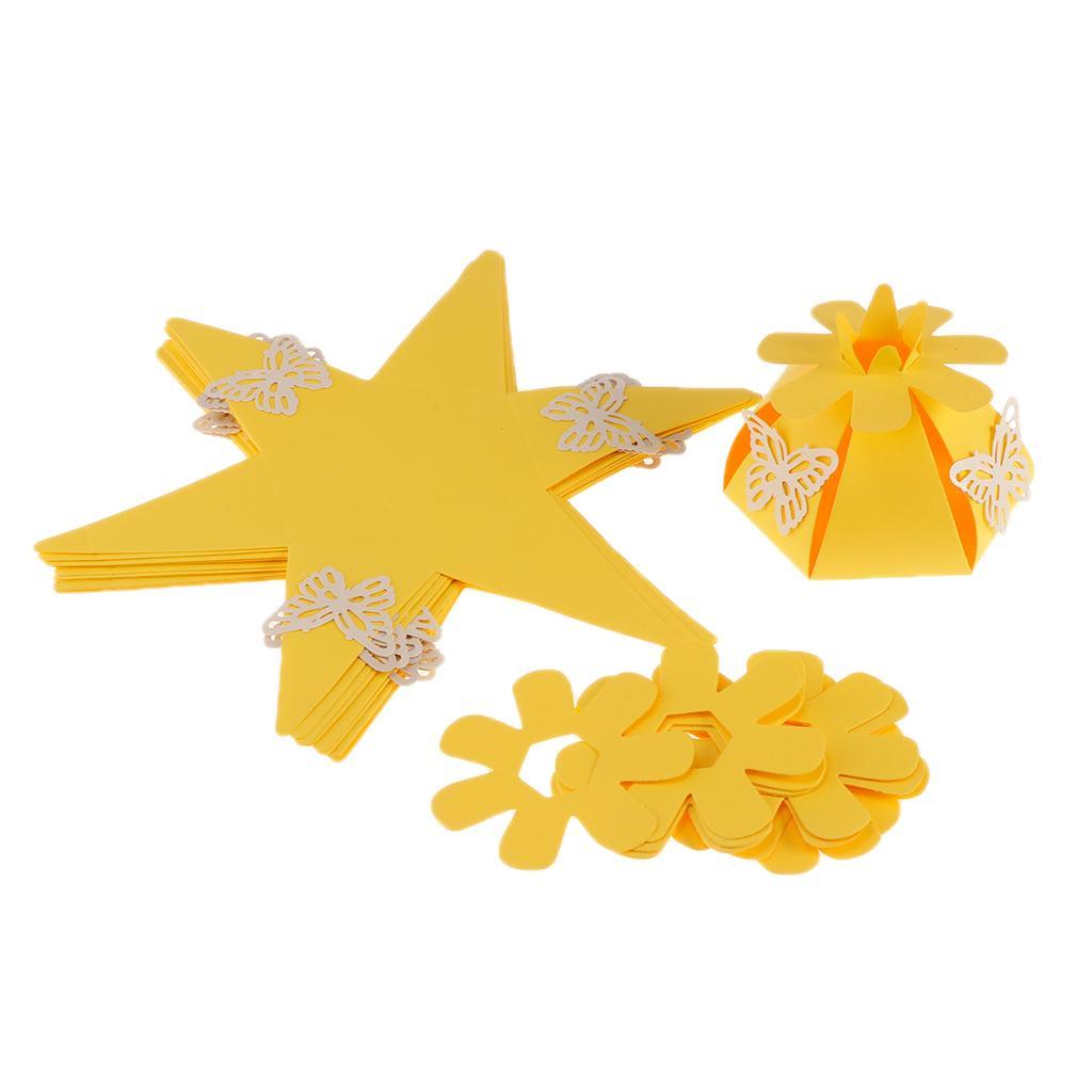 12pcs Novelty Butterfly Candy Gift Boxes DIY Wedding Birthday Favors