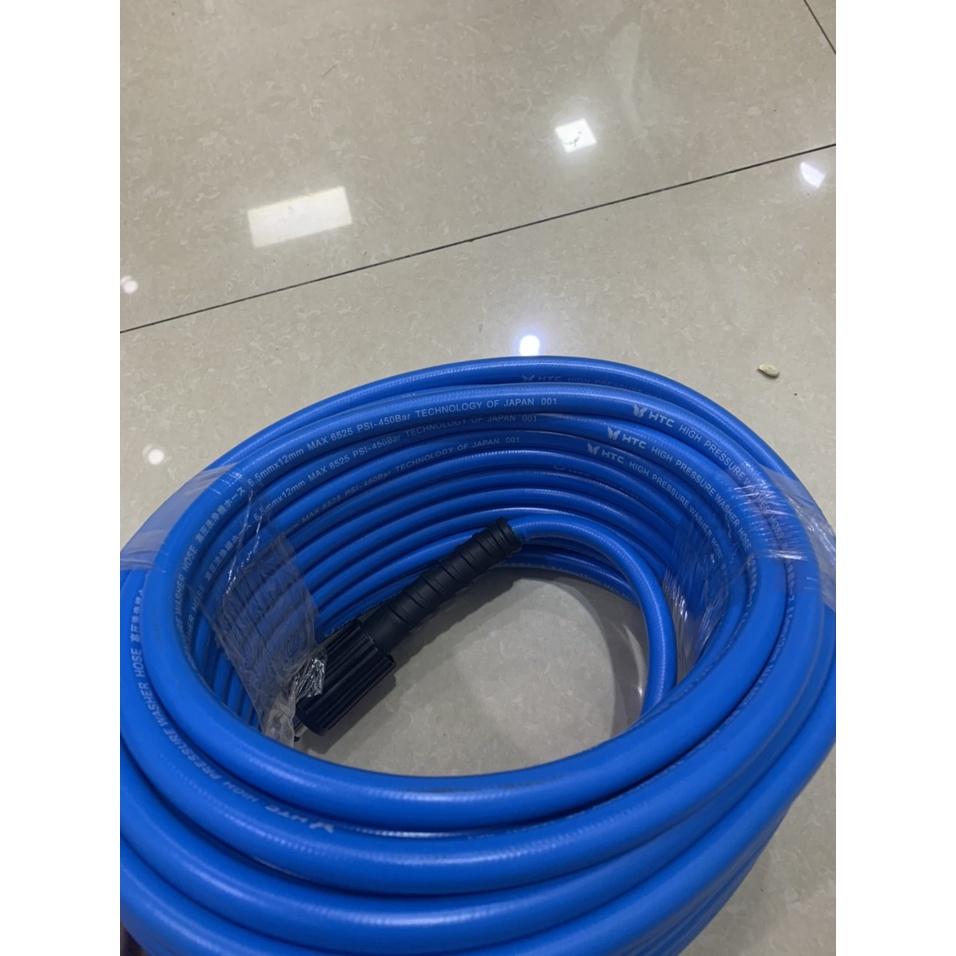 Dây xịt rửa xe HIỆU HTC LOẠI 15M,HTC6512-15W2 từ nhựa PVC áp lực cao 450 bar,ĐK 6.5*12mm