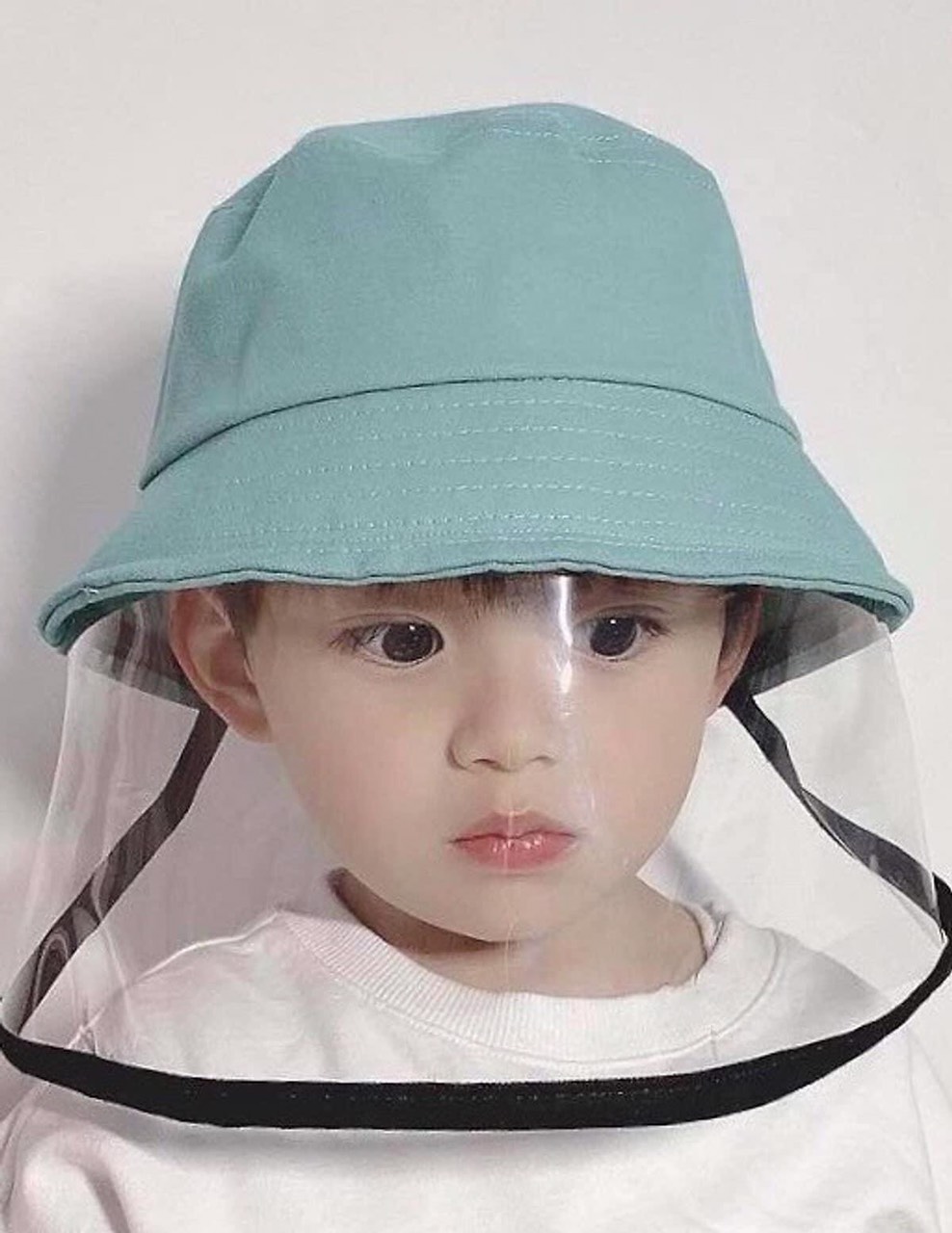 Mũ chống giọt bắn cho bé cute (giao màu ngẫu nhiên)