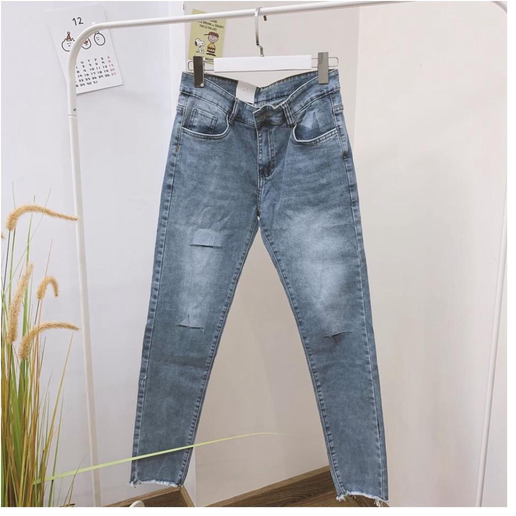 Được Kiểm Hàng TrướcQuần jeans rách gối mix rách gấuHÀNG SIÊU CẤP