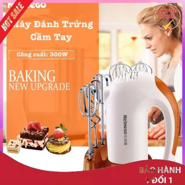 Máy đánh trứng cầm tay 300W , dụng cụ làm bánh, máy đánh trứng máy nhào bột