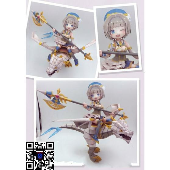 Mô hình giấy anime girl Excelia