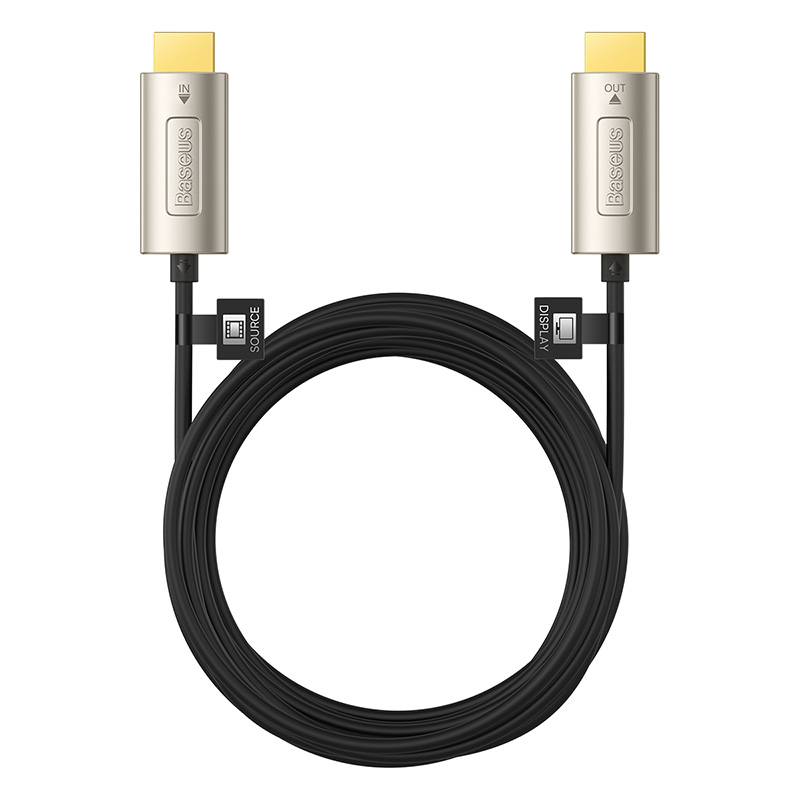 Cáp HDMI Siêu Nét 4K Baseus High Definition Series Optic Fiber HDMI to HDMI 4K Adapter Cable (Hàng chính hãng