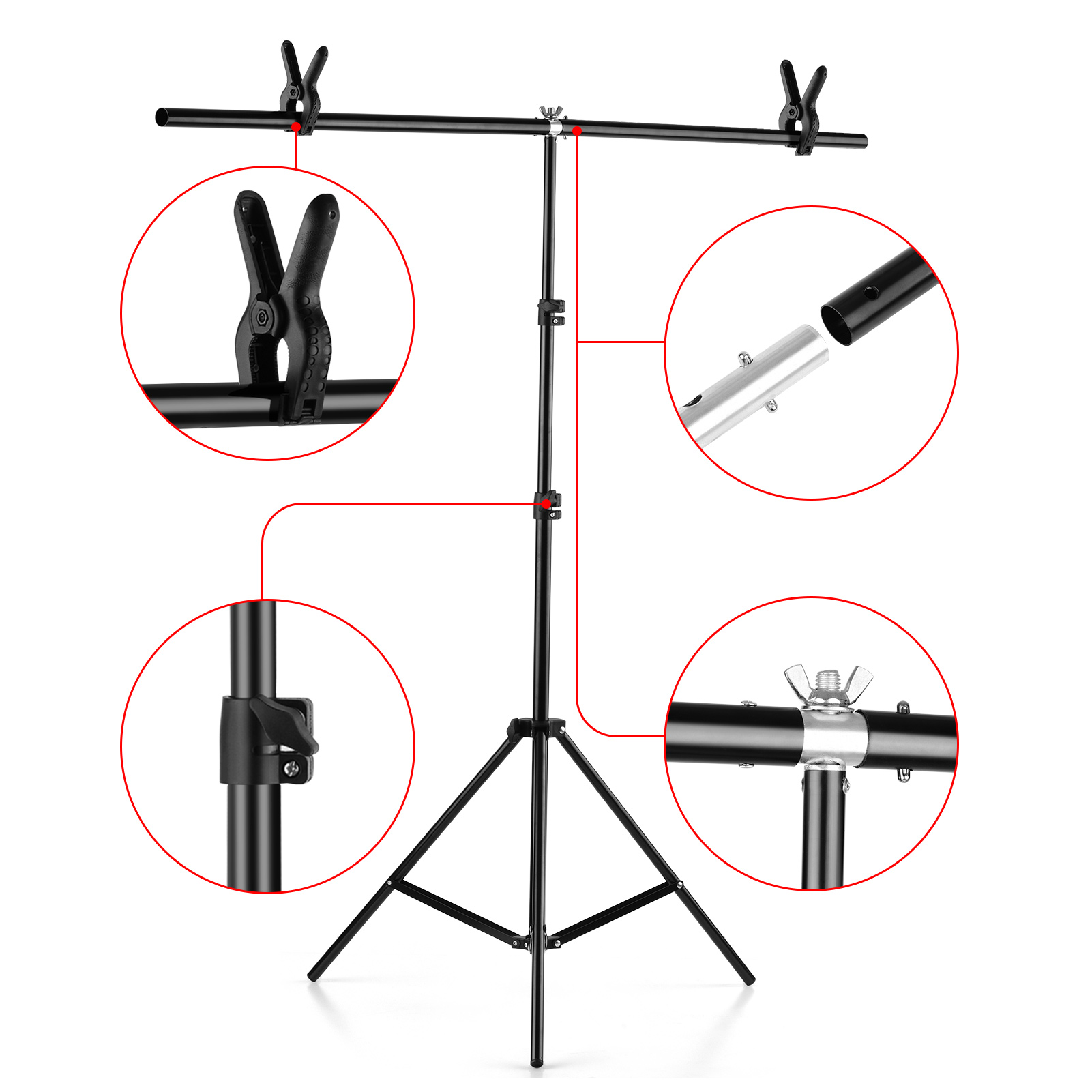 Phông nền Chụp ảnh hình chữ T kích thước 1,4m * 2m
