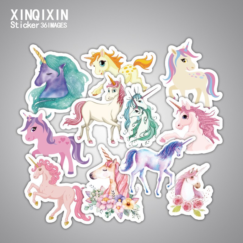 Bộ 33 miếng Sticker hình dán Pony