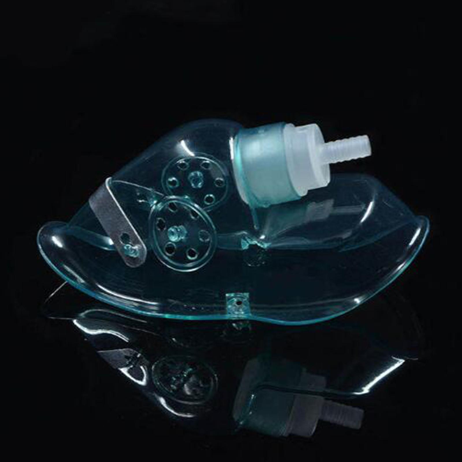 Elongated Oxygen Mask w/ 5.25' Tubing and Adjustable Elastic Strap