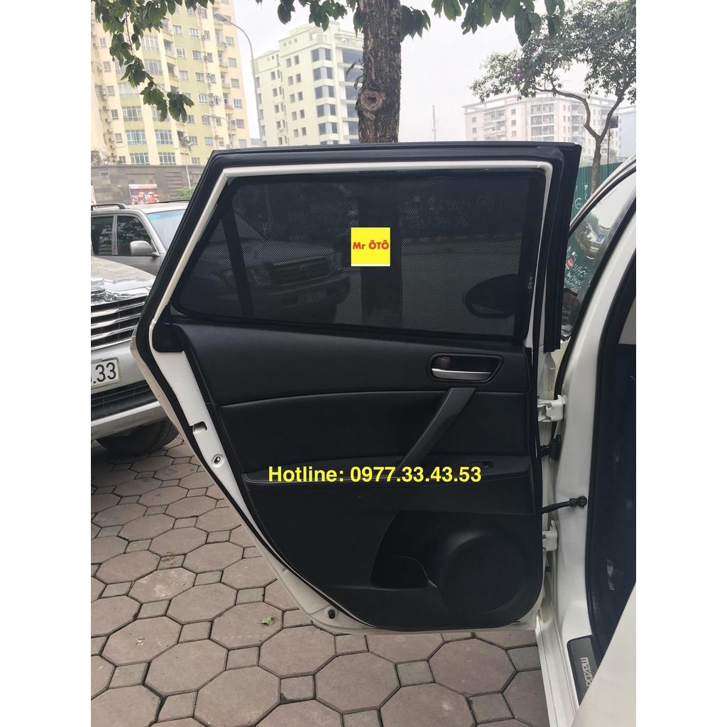 Rèm Che Nắng Xe Mazda 3s Hatback Loại 1. Cam Kết Vải Dày, Chuẩn Khít Theo Xe