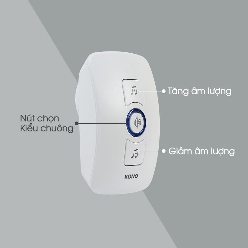 Chuông báo khách hồng ngoại không dây KONO KN-M20