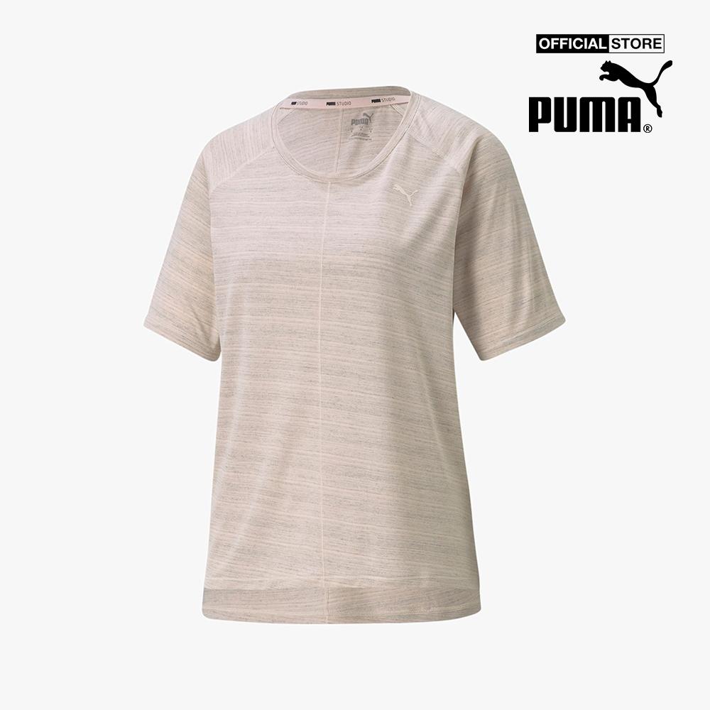 PUMA - Áo thun thể thao nữ Studio Graphene Relaxed 520226