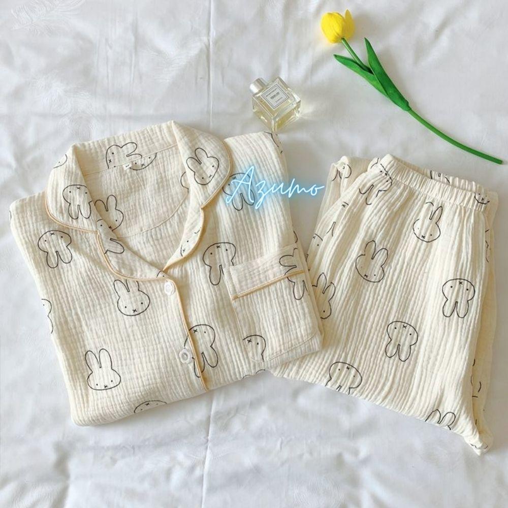 Đồ Bộ, Pijama Bầu Và Sau Sinh Cho Mẹ Azuno AZ2005 Chất Đũi Xốp Cao Cấp Mặc Hè Thu Và Đông Xuân