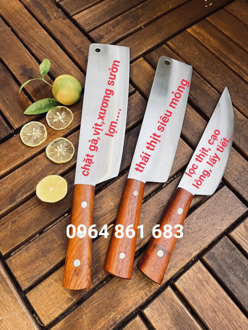 Dao chặt thịt gà không han rỉ dáng đẹp - sắc bén sạch sẽ