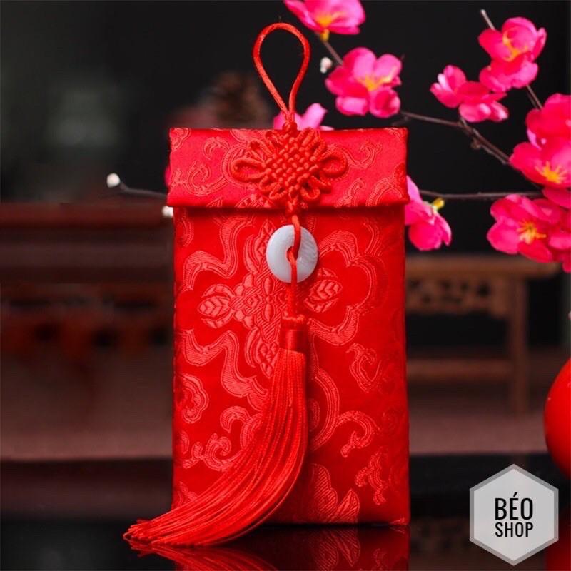 bao lì xì vải gấm