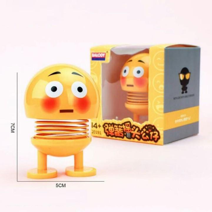 (Sỉ)Thú nhún emoji con lắc lò xo biểu cảm gương mặt-mẫu ngẫu nhiên( giao từ 10 con)  Jnice