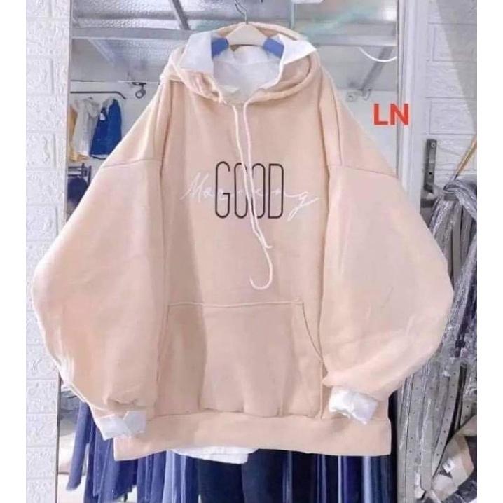 Áo hoodie Good morning DA6