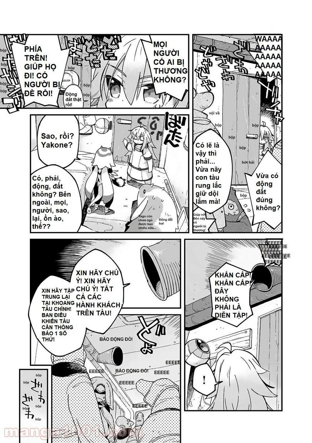 ngay cả khi hậu tận thế, thật hạnh phúc vẫn còn được sống... chapter 16.1 3