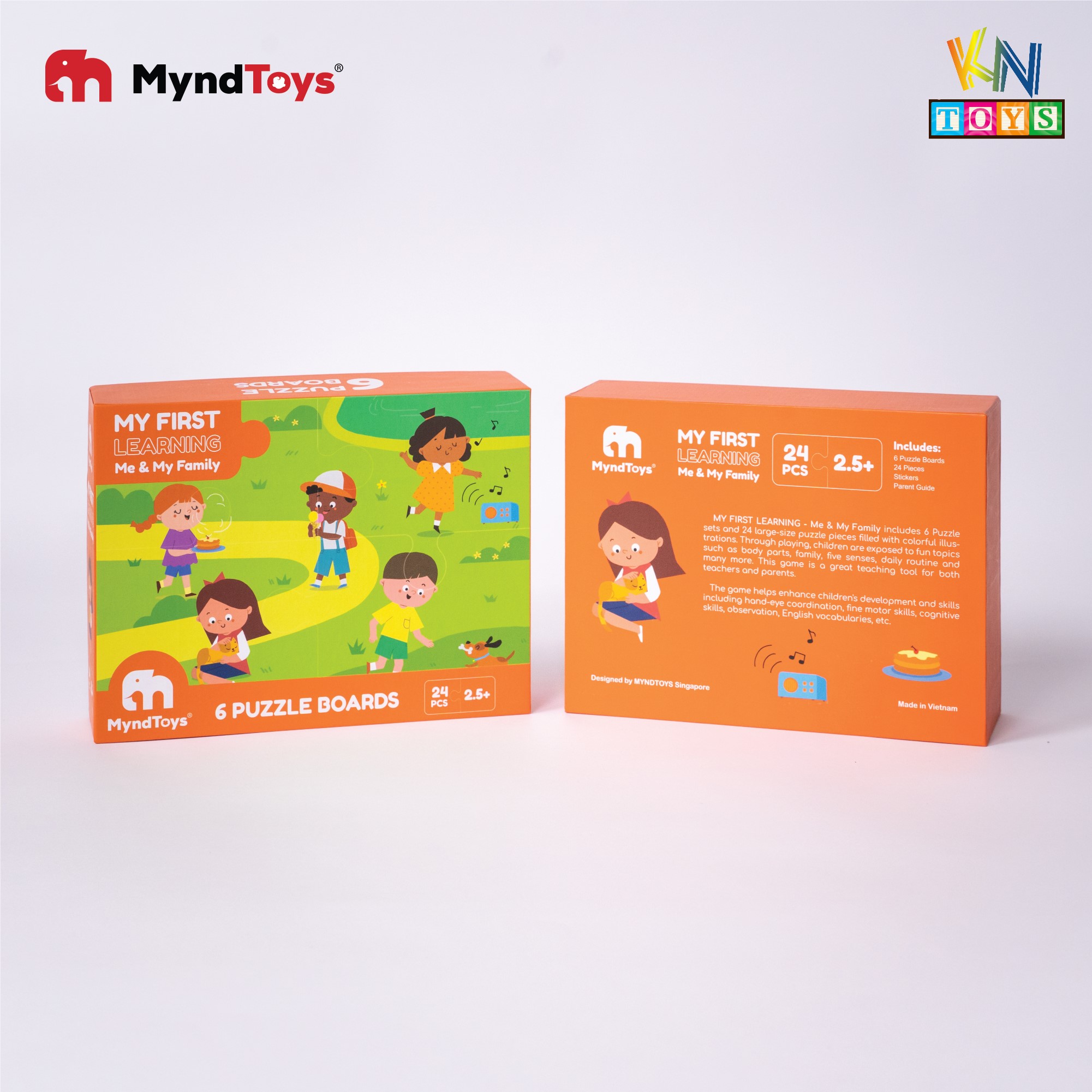 Đồ Chơi Xếp Hình MyndToys - My First Learning (Cho Bé Từ 2.5 Tuổi - Nhiều Chủ Đề)