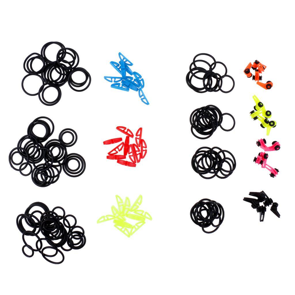 50 Pieces Plastic Hook Keeper Fishing Lure Hook Keeper Tool Hanging Baits Accessories Small Size Bright Color