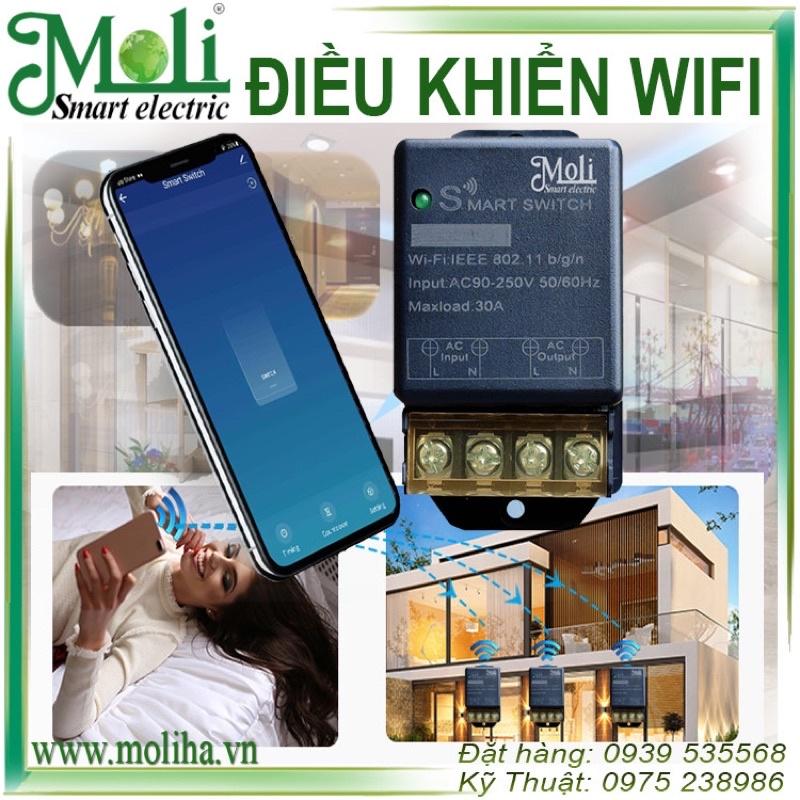 MOLI - ĐIỀU KHIỂN WIFI BẬT TẮT MÁY BƠM - THIẾT BỊ ĐIỆN TỪ XA QUA ĐIỆN THOẠI