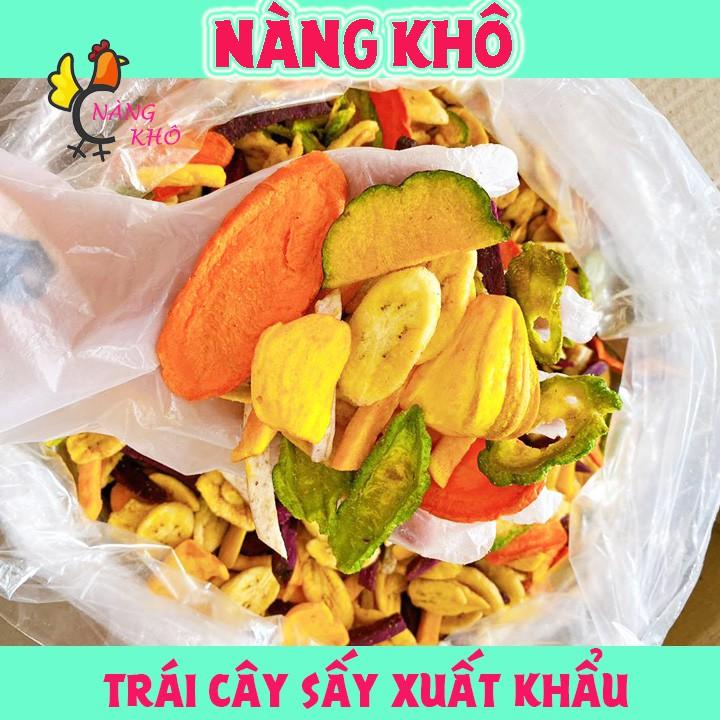 500Gr Trái Cây Sấy ( Thập Cẩm Sấy hàng xuất khẩu ) | Đủ 10 vị | Nàng Khô