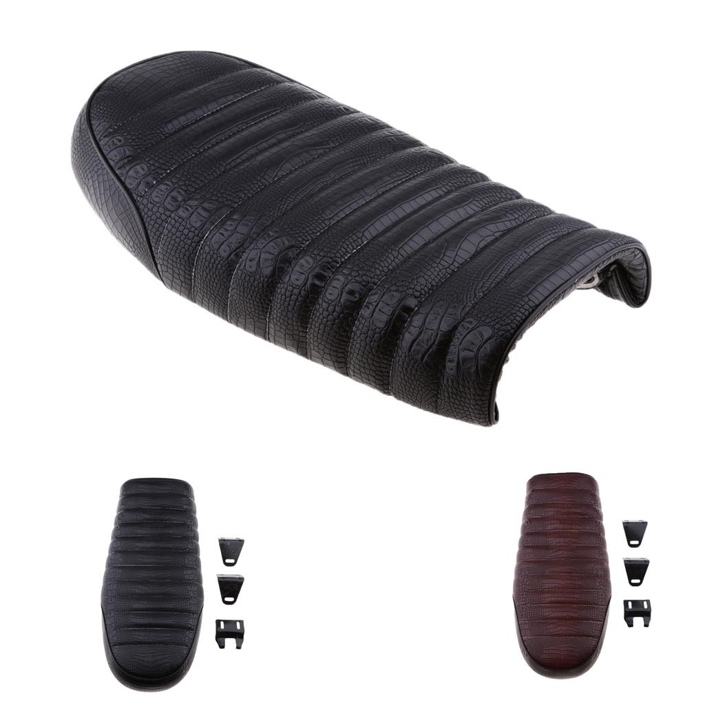 Retro Flat Motorcycle Cafe Racer Seat For Honda Yamaha Suzuki Kawasaki