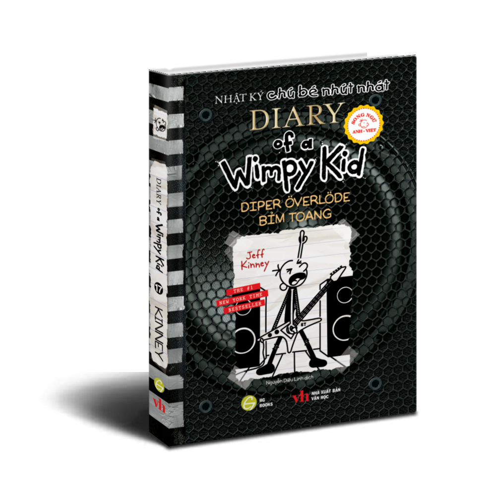 Diary Of A Wimpy Kid - Nhật Ký Chú Bé Nhút Nhát - Tập 17: Bỉm Toang - Diper Överlöde (Song Ngữ Anh - Việt)