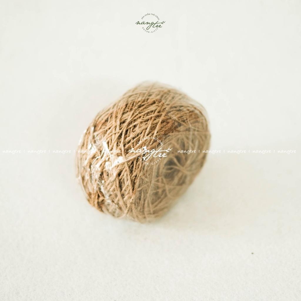 Cuộn 250m dây thừng 1mm handmade/ Cuộn dây gai