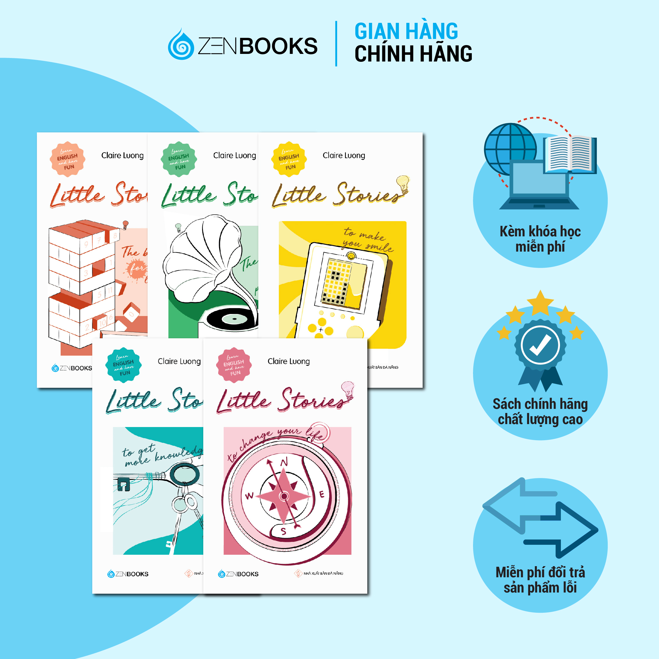 Combo Sách Học Tiếng Anh Little Stories 2